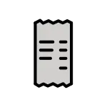 Receipt SVG Icon